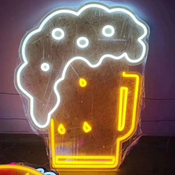 beer with mug neon sign beer with mug neon sign