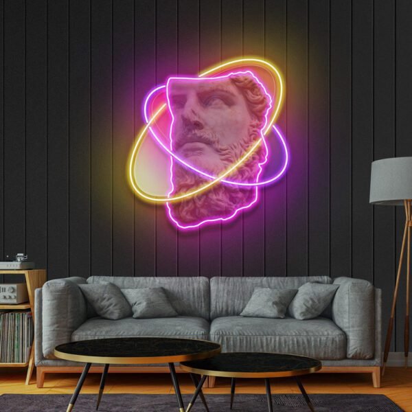 Colorful Sculpture Neon Acrylic Artwork