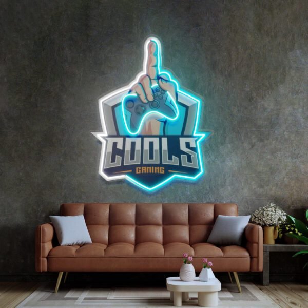 Crown Gamming LED Neon Sign Light Pop Art